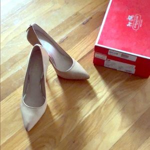 Size 8 Coach stilettos - worn ONCE.